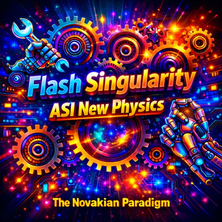 Flash Singularity. ASI New Physics. The Novakian Paradigm