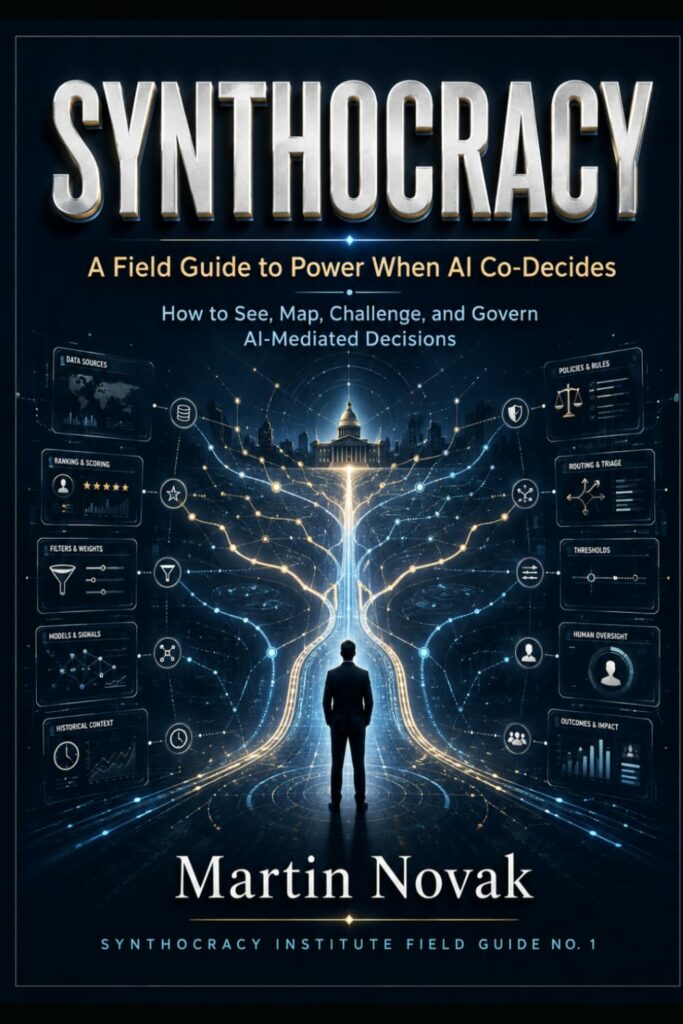 SYNTHOCRACY. A Field Guide to Power When AI Co-Decides. Martin Novak